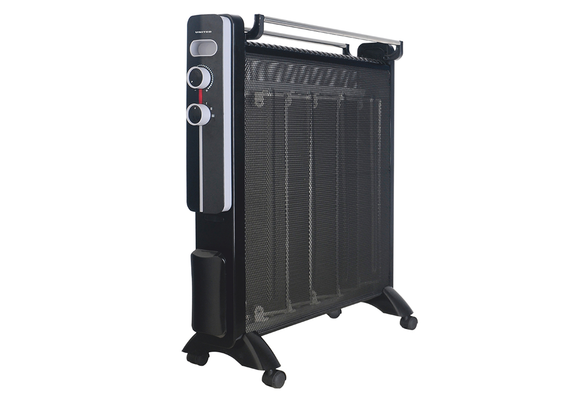 Στην εικόνα απεικονίζεται το θερμαντικό πάνελ Mica MPH-20035 τοποθετημένο σε ένα σαλόνι.