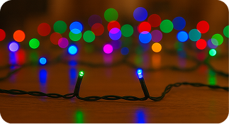 Λαμπάκια με πολύχρωμο φωτισμό