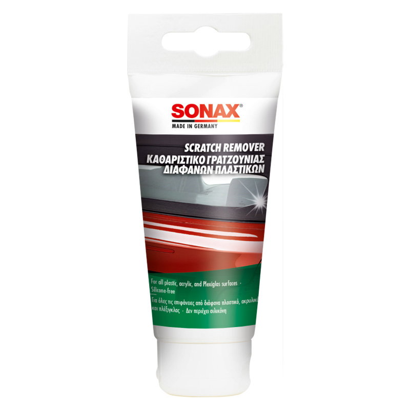 Sonax Κρέμα Αφαίρεσης Γρατζουνιών για Διάφανα Πλαστικά & Ακρυλικά 75ml