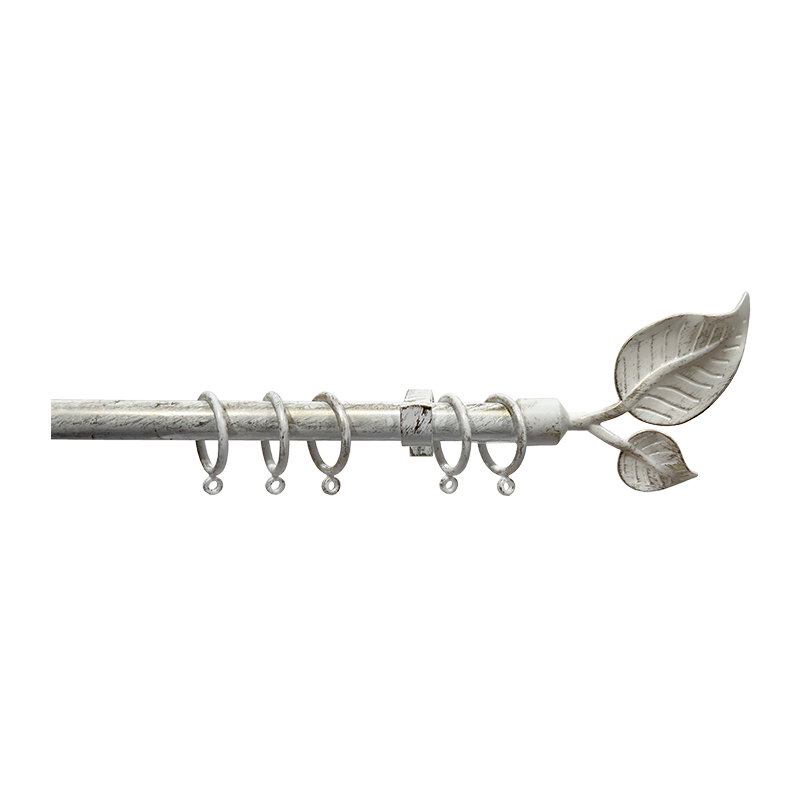 Κουρτινόβεργα Central Home Rome Επεκτεινόμενη Φ16/19mm 120/210cm Λευκό/Χρυσό