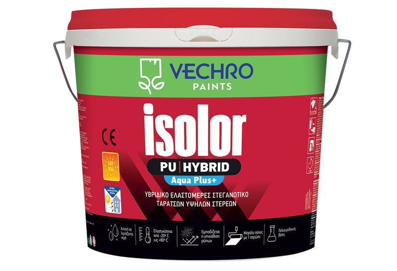 Στεγανωτικό Ταρατσών Υβριδικό Vechro Isolor Hybrid 10lt