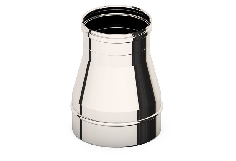 Συστολή Καπνοδόχου Argento Φ12/15cm Inox