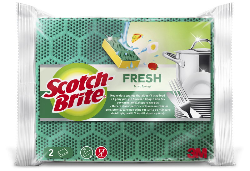 Σφουγγαράκι Scotch-Brite Fresh Πολύ Δυνατό