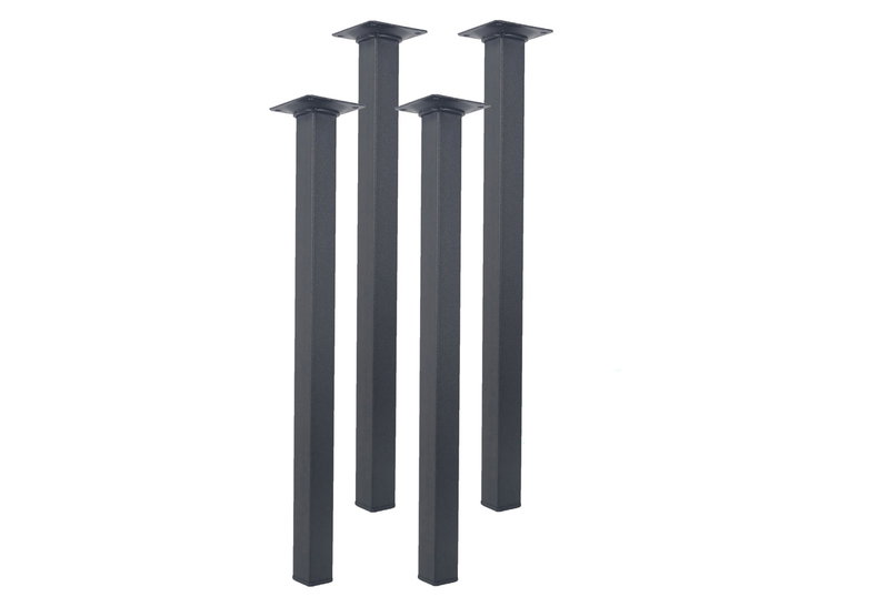 Σετ Πόδια Τραπεζιού Element Μ2.5xΠ2.5xΥ40cm Μαύρο Ματ 4τμχ