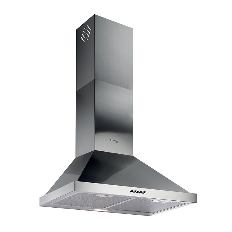 Pyramis Ecoline Απορροφητήρας Καμινάδα 60cm Inox