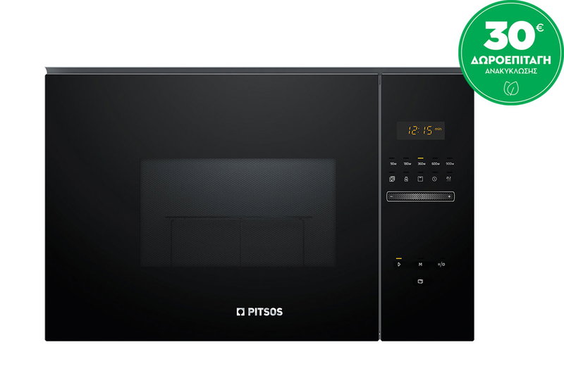 Pitsos PG30W75X2 Εντοιχιζόμενος Φούρνος Μικροκυμάτων