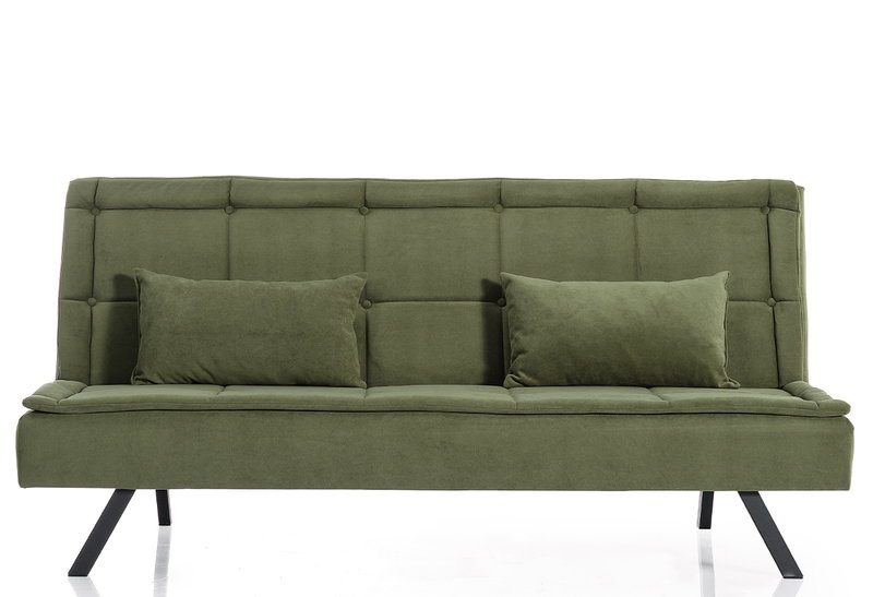 Καναπές Κρεβάτι Τριθέσιος Interium Lordy Χακί 185x89cm