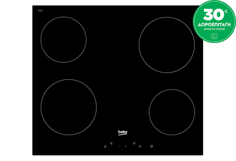 Beko HIC 64400 E Εστία Κεραμική