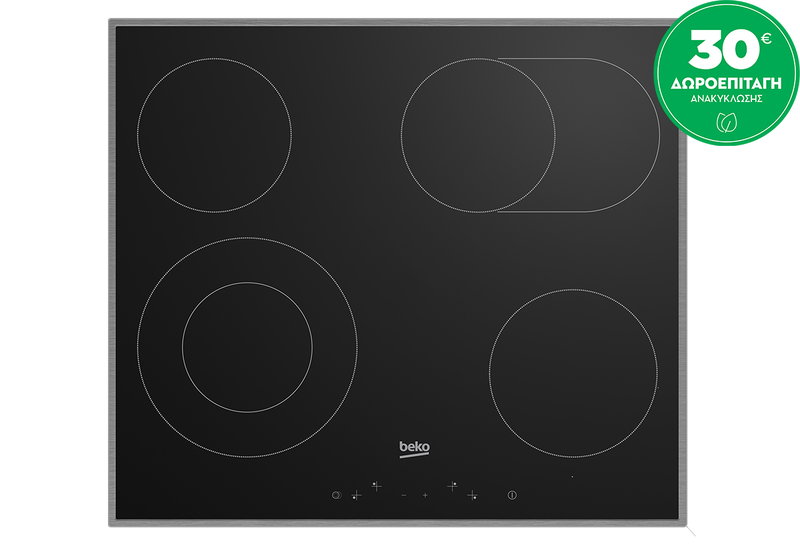 Beko EB 9741 XHL Εστία Κεραμική