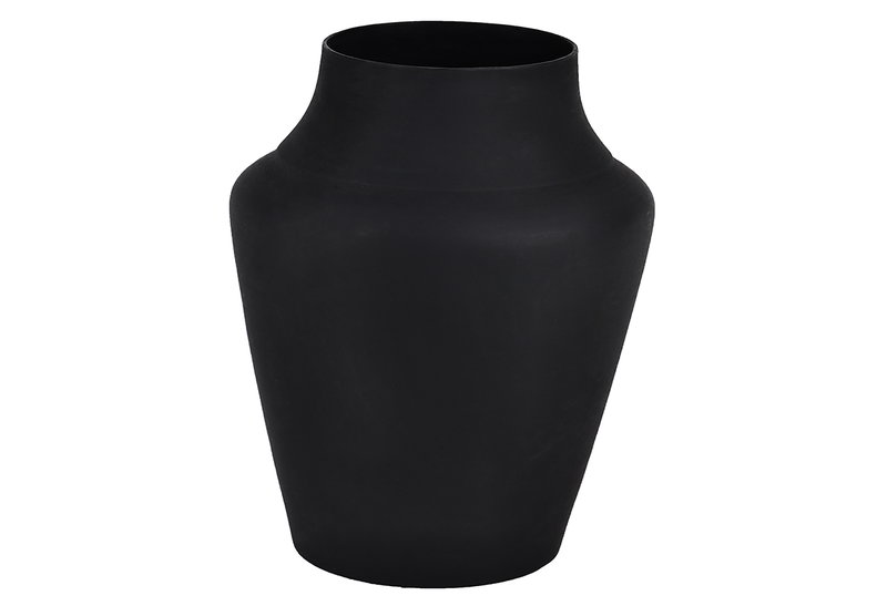 Βάζο Μεταλλικό Eglo Living Miouski 14.5cm Μαύρο