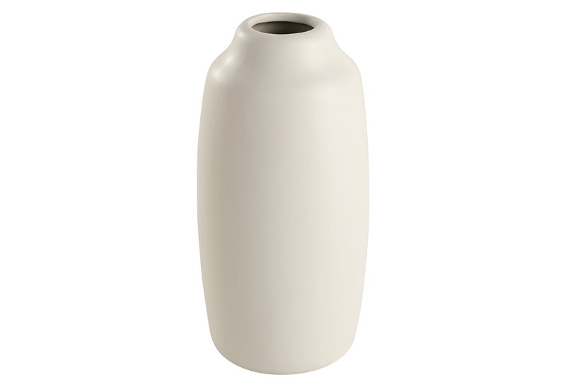 Βάζο Κεραμικό Eglo Living Lovran 20cm Off White