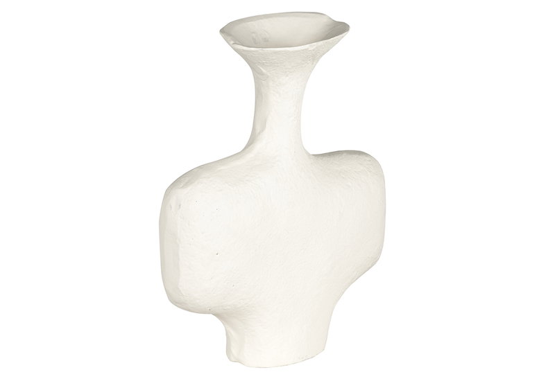 Βάζο Μεταλλικό Eglo Living Chelek 21cm Off White