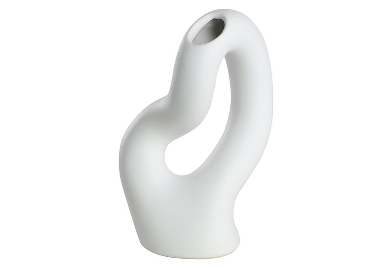 Βάζο Κεραμικό Eglo Living Ambilobe 15cm Λευκό