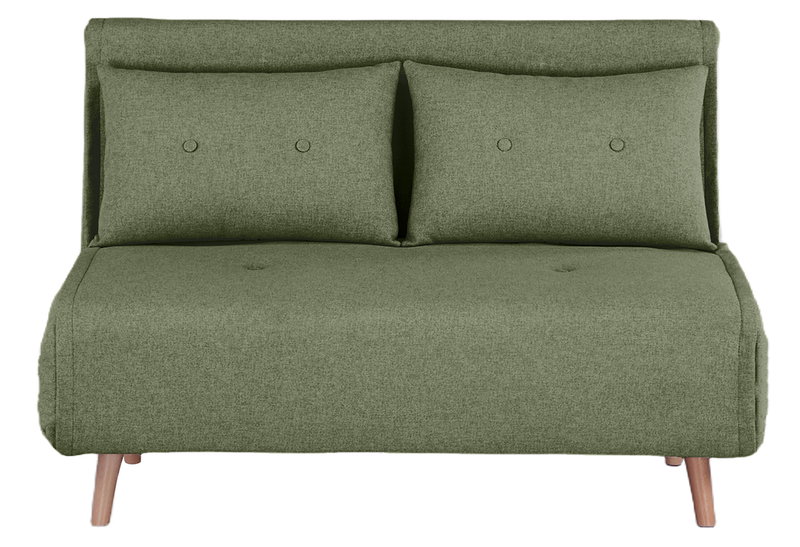 Καναπές Κρεβάτι Διθέσιος Homefit Napoli Πράσινο 122x88cm