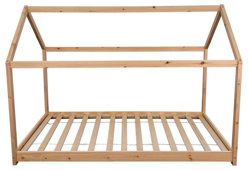 Παιδικό Κρεβάτι Μονό Montessori Nest Μ196xΠ97xΥ140.5cm Natural