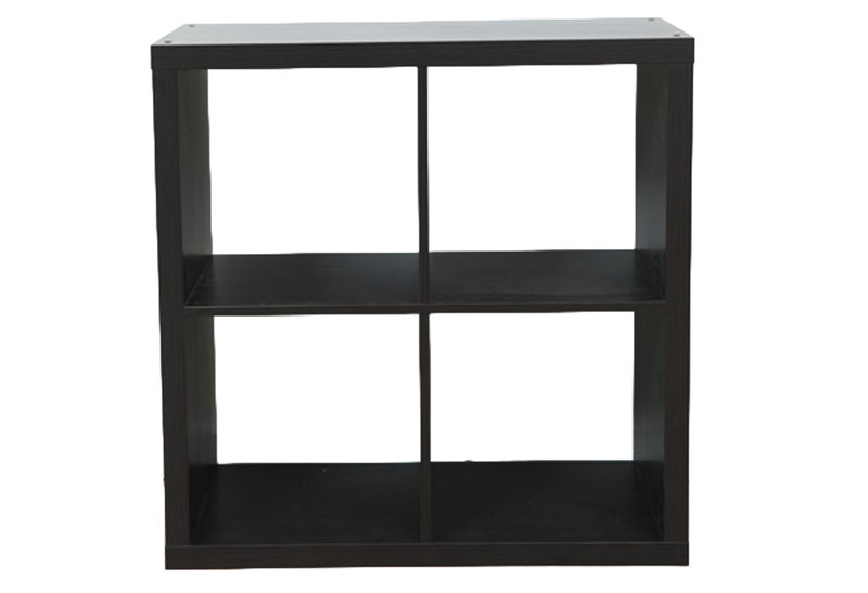 Βιβλιοθήκη Cube New Μ79xΠ38xΥ80cm Μαύρη