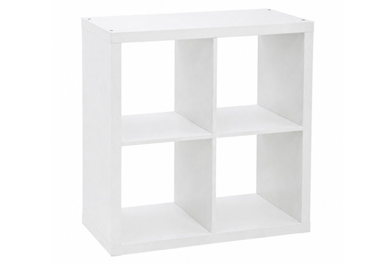 Βιβλιοθήκη Cube New Μ79xΠ38xΥ80cm Λευκή