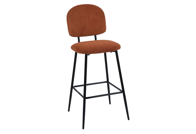 Σκαμπό Μπαρ Melia Μ52xΠ43xΥ108.5cm Τερακότα