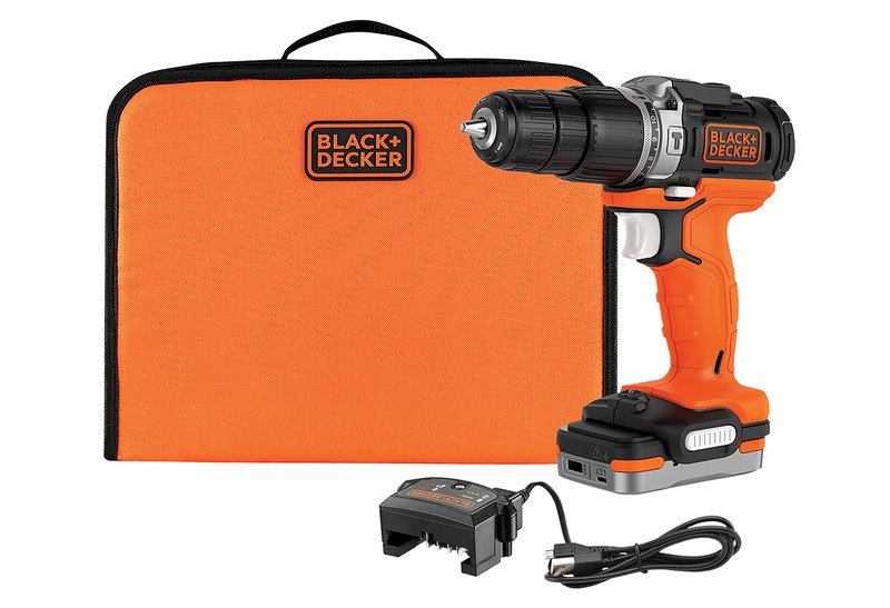 Σετ Black&Decker BDCHD12S1-XJ Κρουστικό Δραπανοκατσάβιδο 12V με Μπαταρία