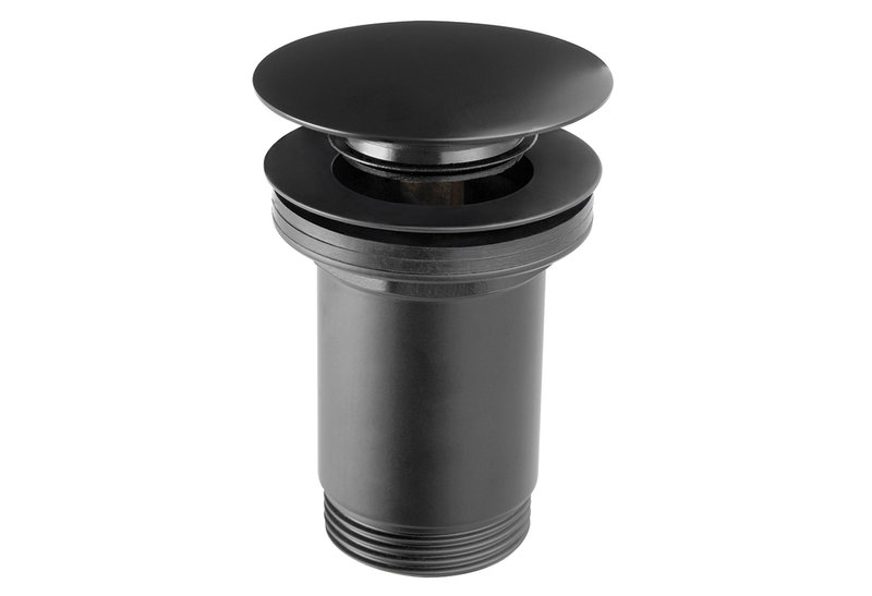 Βαλβίδα Νιπτήρα Ferro Rotondo Click-Clack G5/4 Χωρίς Υπερχείλιση Μαύρη