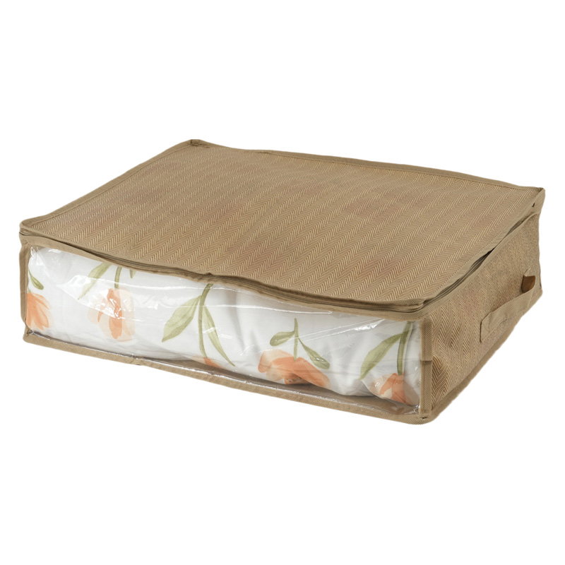 Θήκη Φύλαξης Ρούχων Easy Home 50x40x15cm με Χερούλια Non Woven