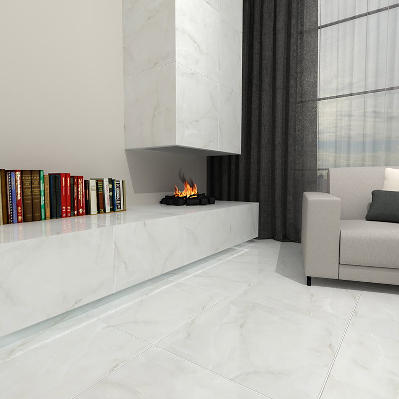 Γρανιτοπλακάκι Royal Glamour 60x60cm Λευκό