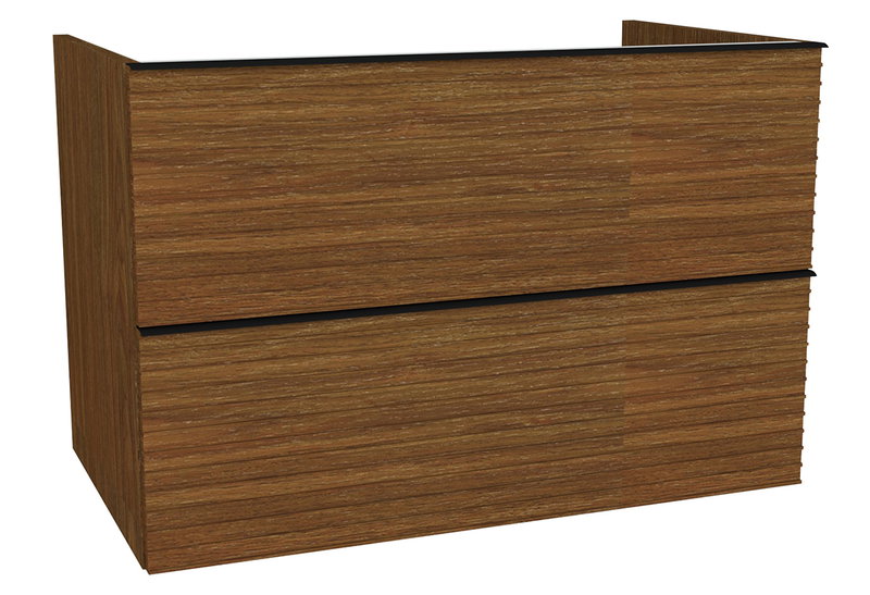 Πάγκος Επίπλου Μπάνιου Iris Walnut 80cm
