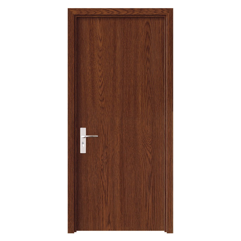 Πόρτα Εσωτερική με Κάσα MDF F10 Αναστρέψιμη Π68xΥ203cm Σκούρο Καφέ Madrid Μονό Περβάζι
