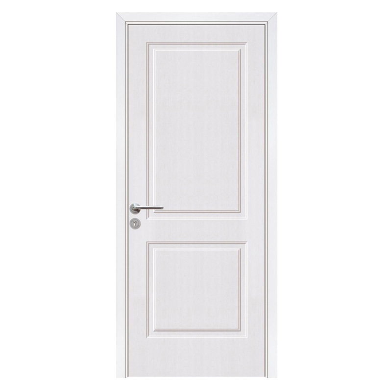 Πόρτα Εσωτερική με Κάσα MDF B06 Αναστρέψιμη Π68xΥ203cm Λευκή Barcelona Διπλό Περβάζι