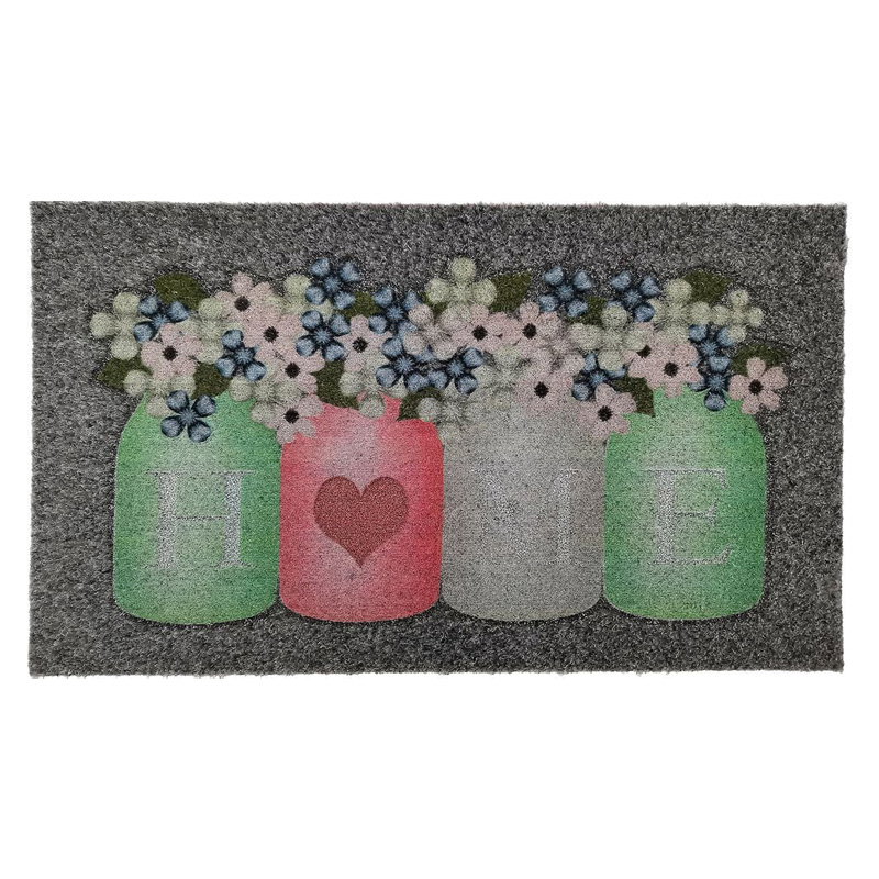 Πατάκι Εισόδου Graffiti 40x60cm Grey Pots