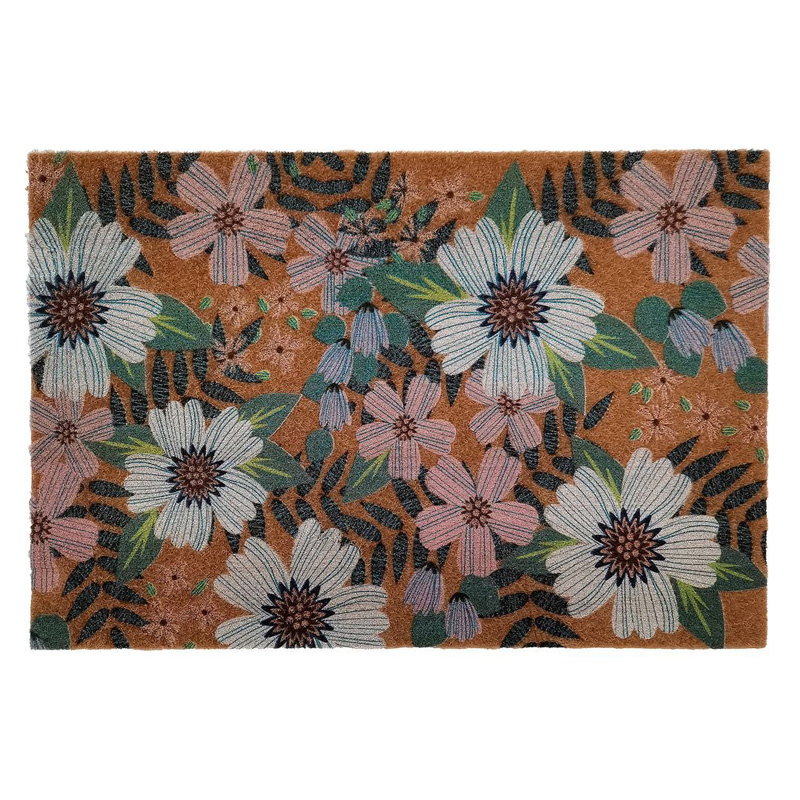 Πατάκι Εισόδου Graffiti 40x60cm Brown Daisies