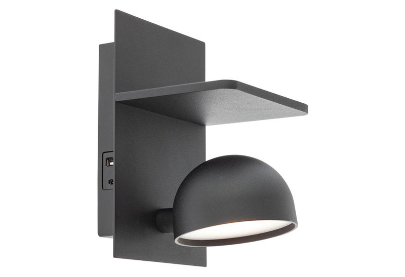 Απλίκα LED Smarter Seibi 7W 3000K Μαύρη