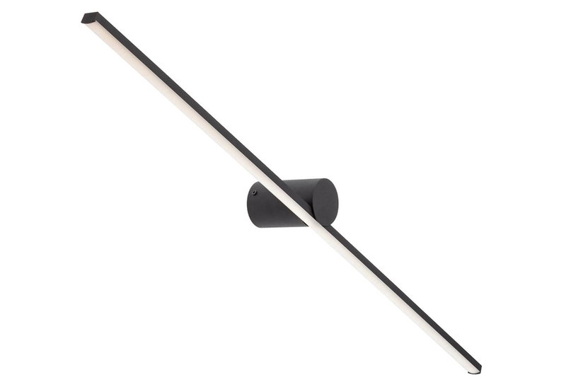 Φωτιστικό Μπάνιου LED Smarter Row 18W 4000K Μαύρο 90cm