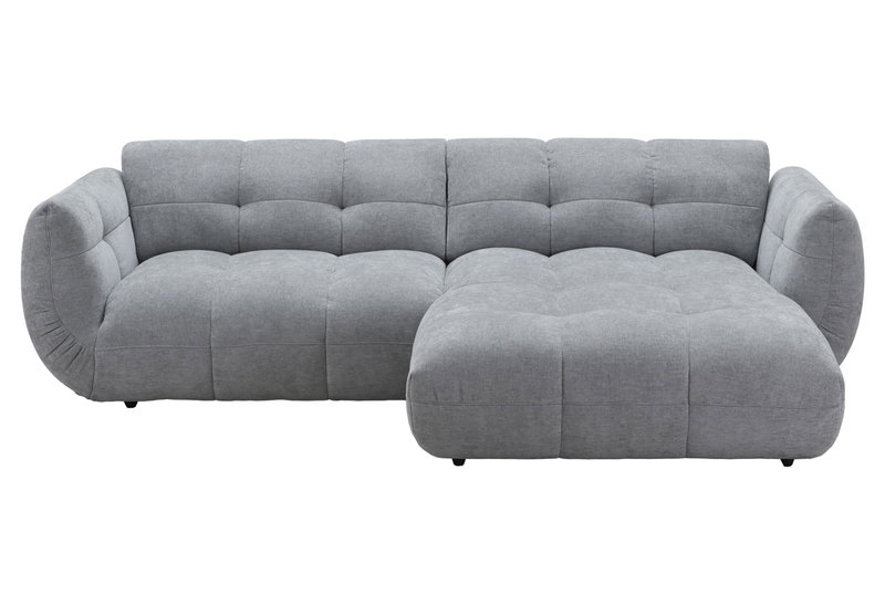 Καναπές Γωνιακός Sorrento Δεξιά Γωνία Γκρι 280x178cm