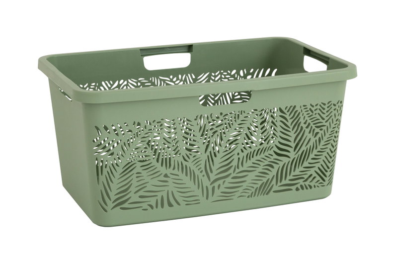 Καλάθι Ρούχων DEA Home Jungle Sage Green 47lt