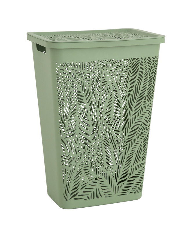 Καλάθι Απλύτων DEA Home Jungle Sage Green 55lt