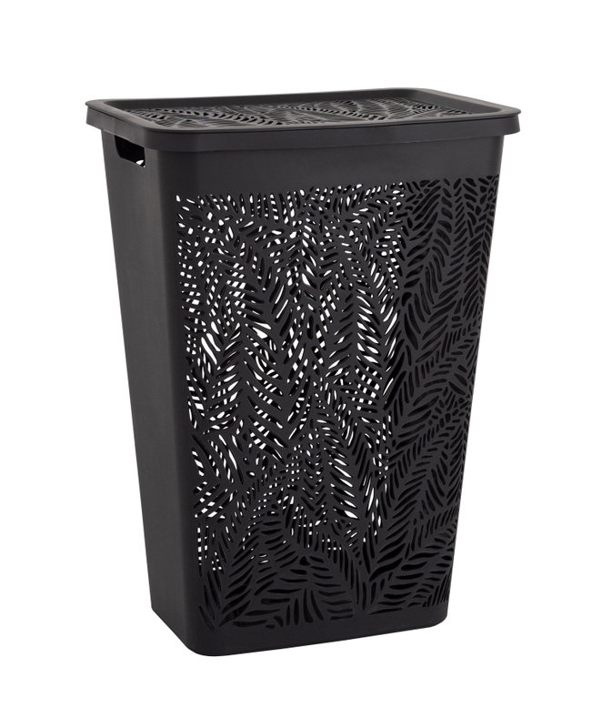 Καλάθι Απλύτων DEA Home Jungle Ανθρακί 55lt