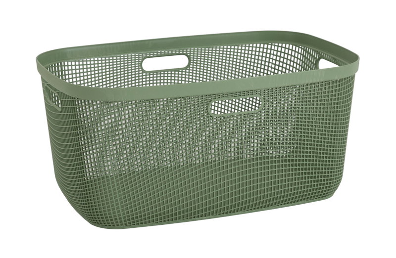 Καλάθι Ρούχων DEA Home Mymesh Sage Green 45lt