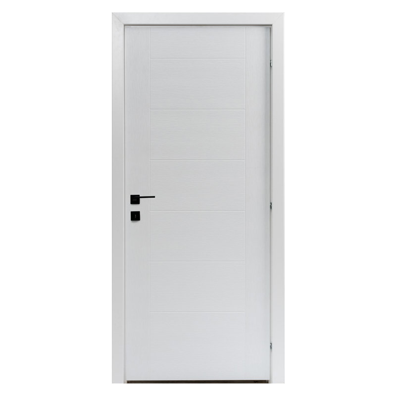 Πόρτα Εσωτερική με Κάσα HDF Velta Doors T Αναστρέψιμη Π68xΥ205cm Λευκή