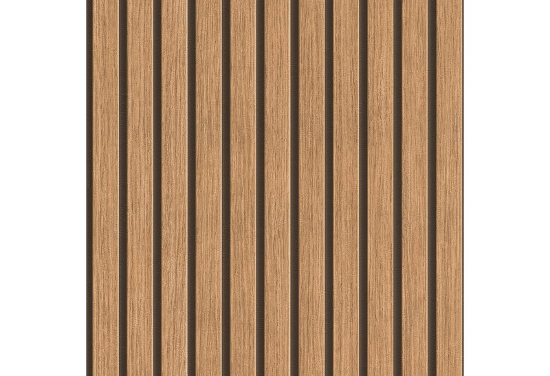 Ταπετσαρία Τοίχου Rasch Χάρτινη 10.05x0.53m Wooden Stripes Καφέ Selection