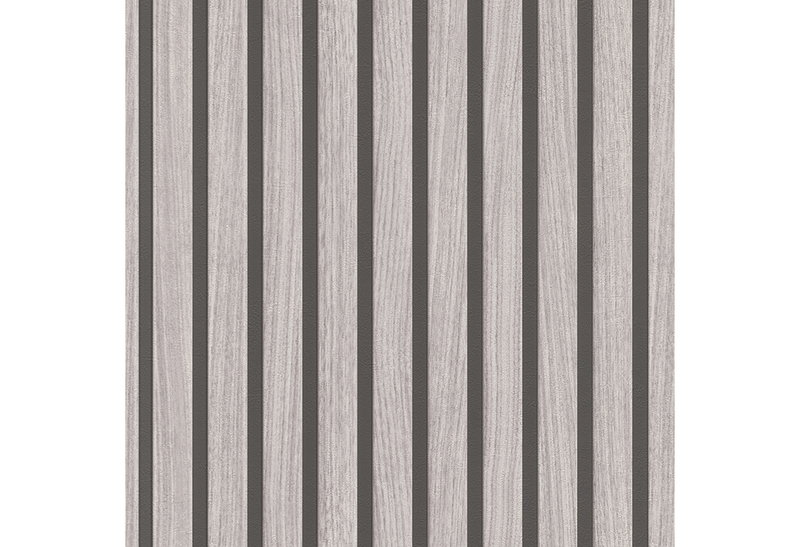 Ταπετσαρία Τοίχου Rasch Χάρτινη 10.05x0.53m Wooden Stripes Γκρι Selection