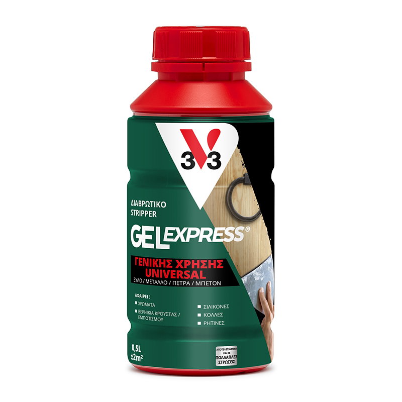 Διαβρωτικό Γενικής Χρήσης V33 Gel Express Universal 500ml