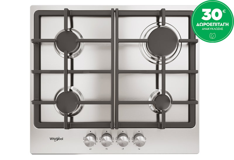 Whirlpool TGML 660 IX Εστία Αερίου
