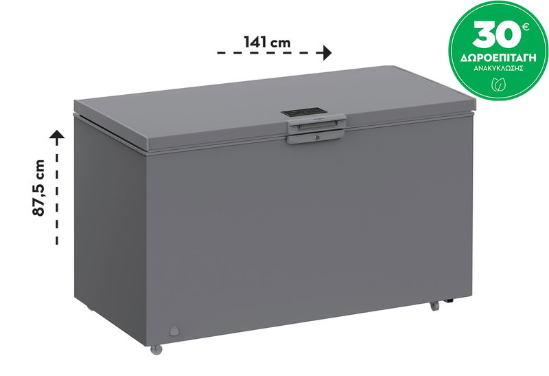 Whirlpool W3RHS44EG Καταψύκτης Μπαούλο
