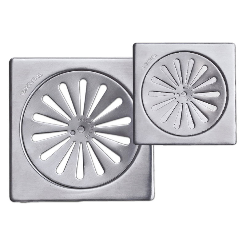 Σχάρα Δαπέδου Viospiral Ασφαλείας Inox 10x10cm