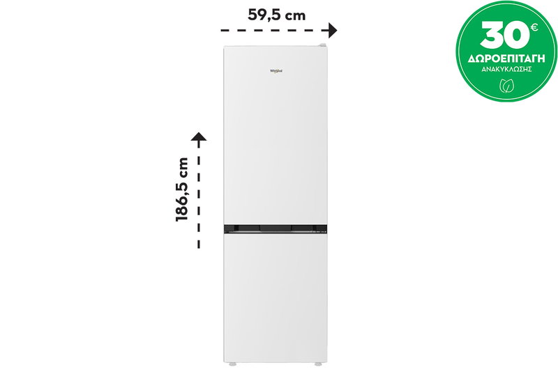 Whirlpool WHK 22372 W5EA Ψυγειοκαταψύκτης