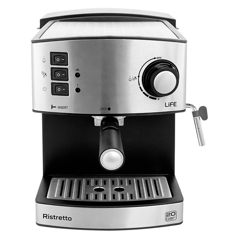 Life Ristretto Μηχανή Espresso Χειροκίνητη 850W