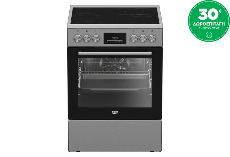 Beko FBM67320XS Κουζίνα Κεραμική