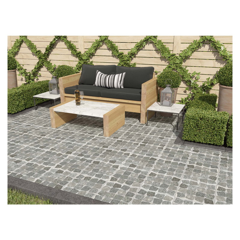 Γρανιτοπλακάκι Blocce 33x33cm Γκρι
