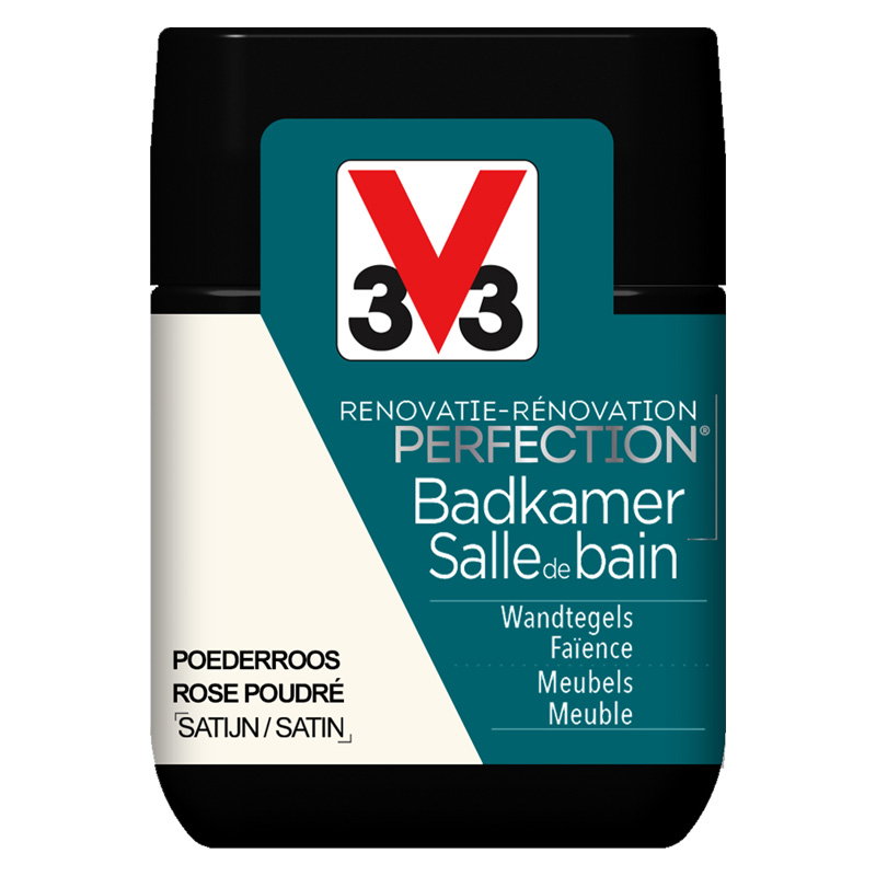 Χρώμα Ανακαίνισης V33 Renovation Perfection Bathroom Powder Pink Satin 75ml